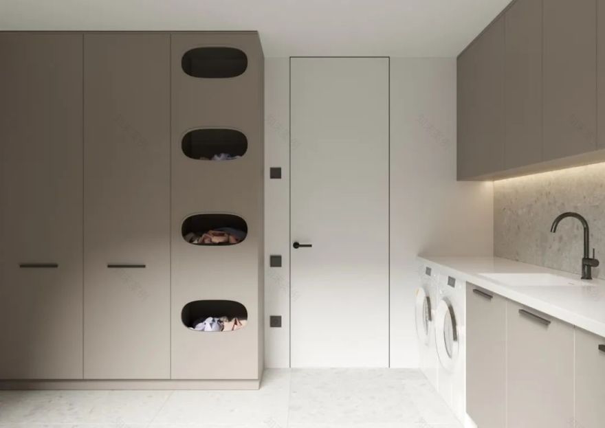 德国三层住宅的清新惬意设计丨DENEW studio-62