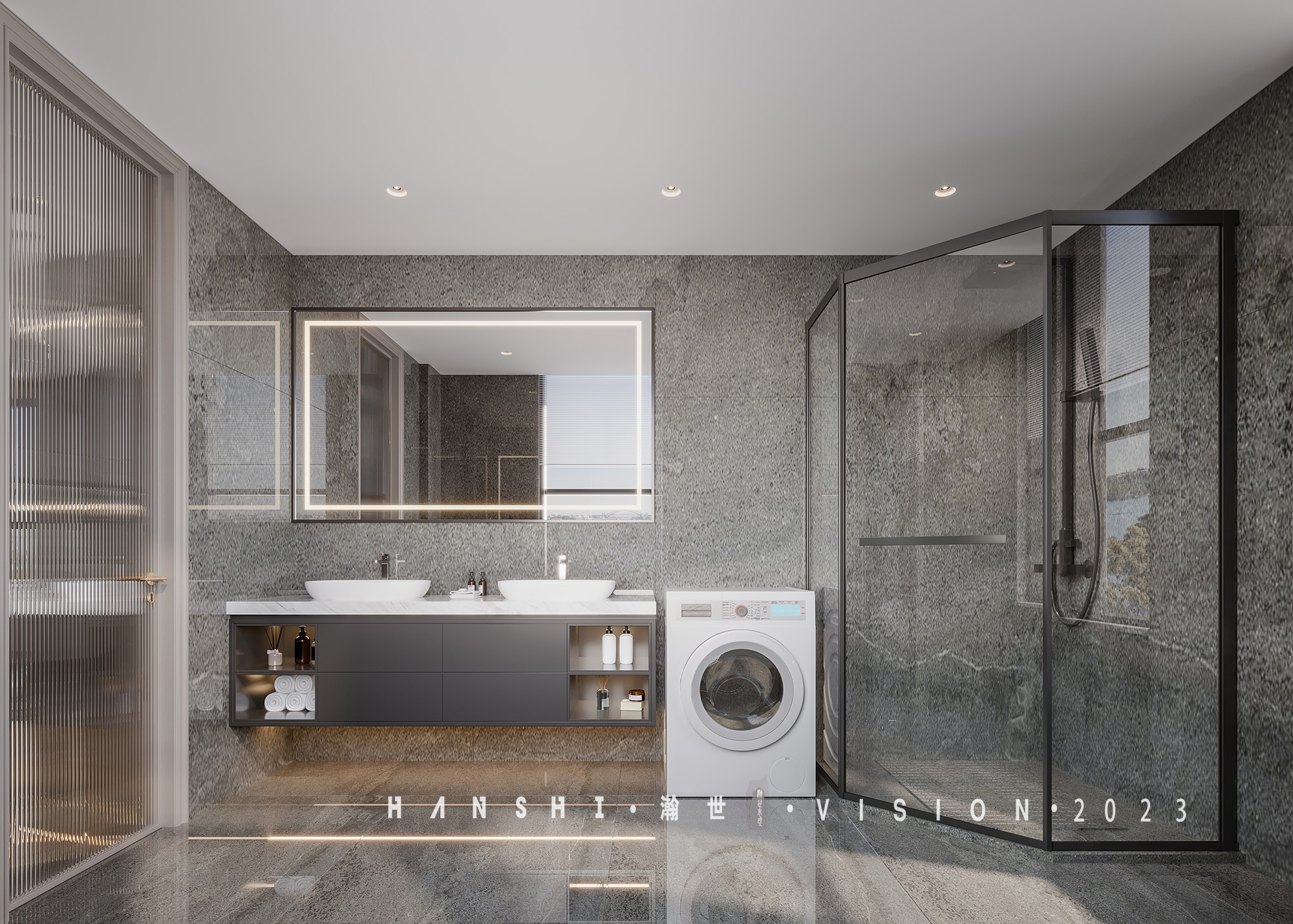 法式轻奢别墅丨瀚世表现-13