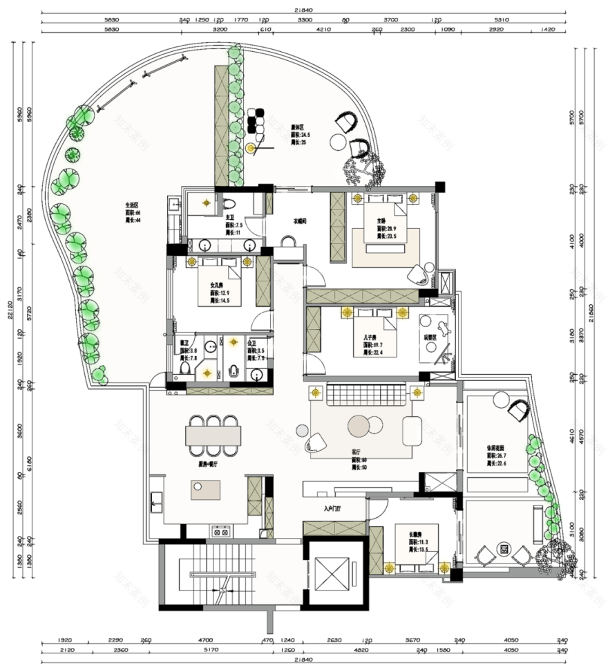 泸州世纪玺悦私宅设计丨中国泸州丨松间设计-49