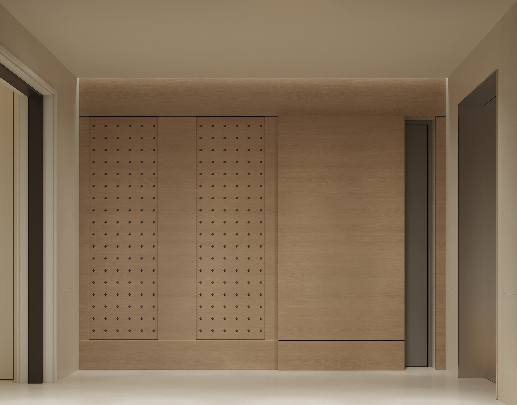 现代奶油风住宅设计-精装房改造项目-5