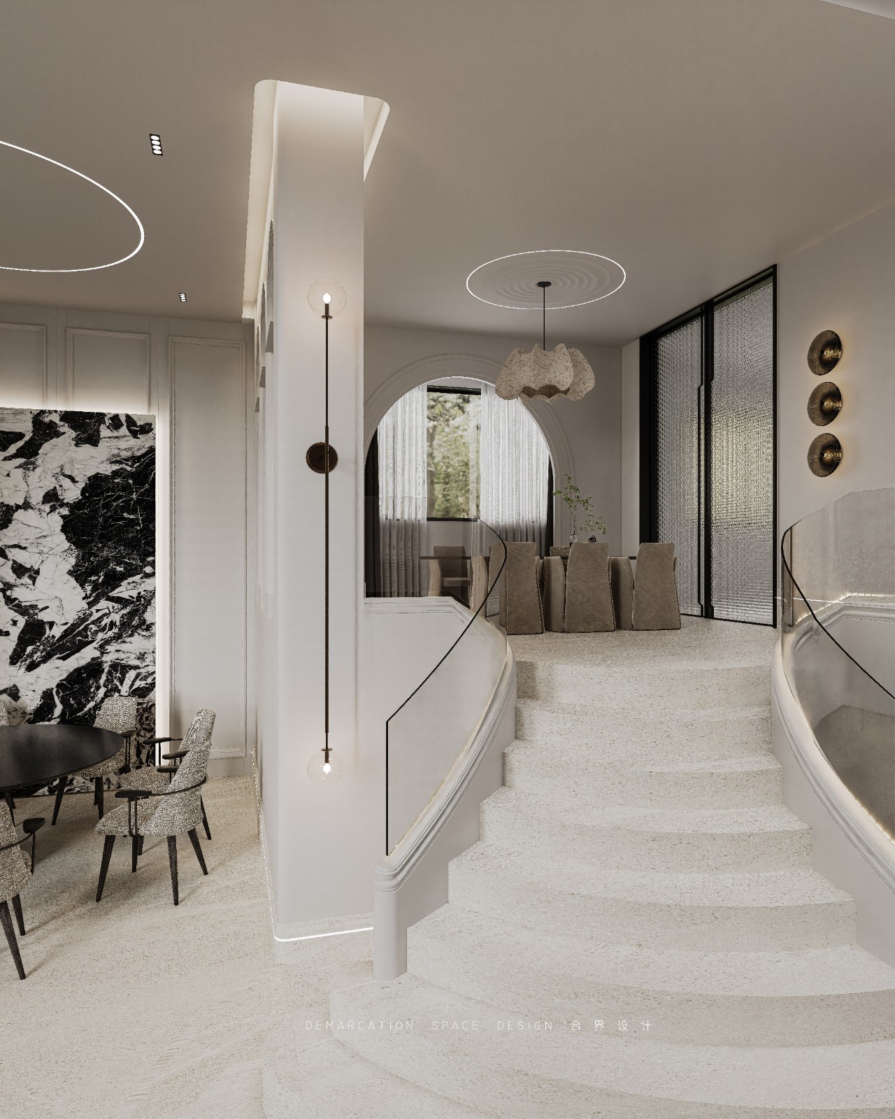 《摩·登》730㎡ 别墅私宅设计丨中国金华丨合界设计-8