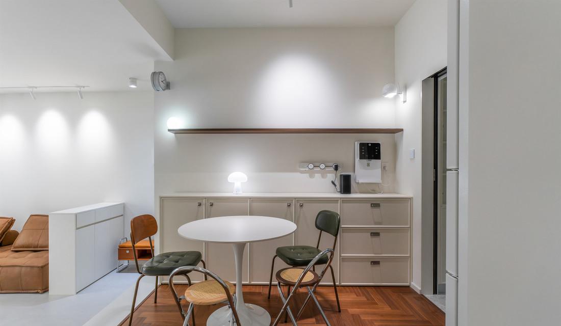 奶油复古风二居室-25