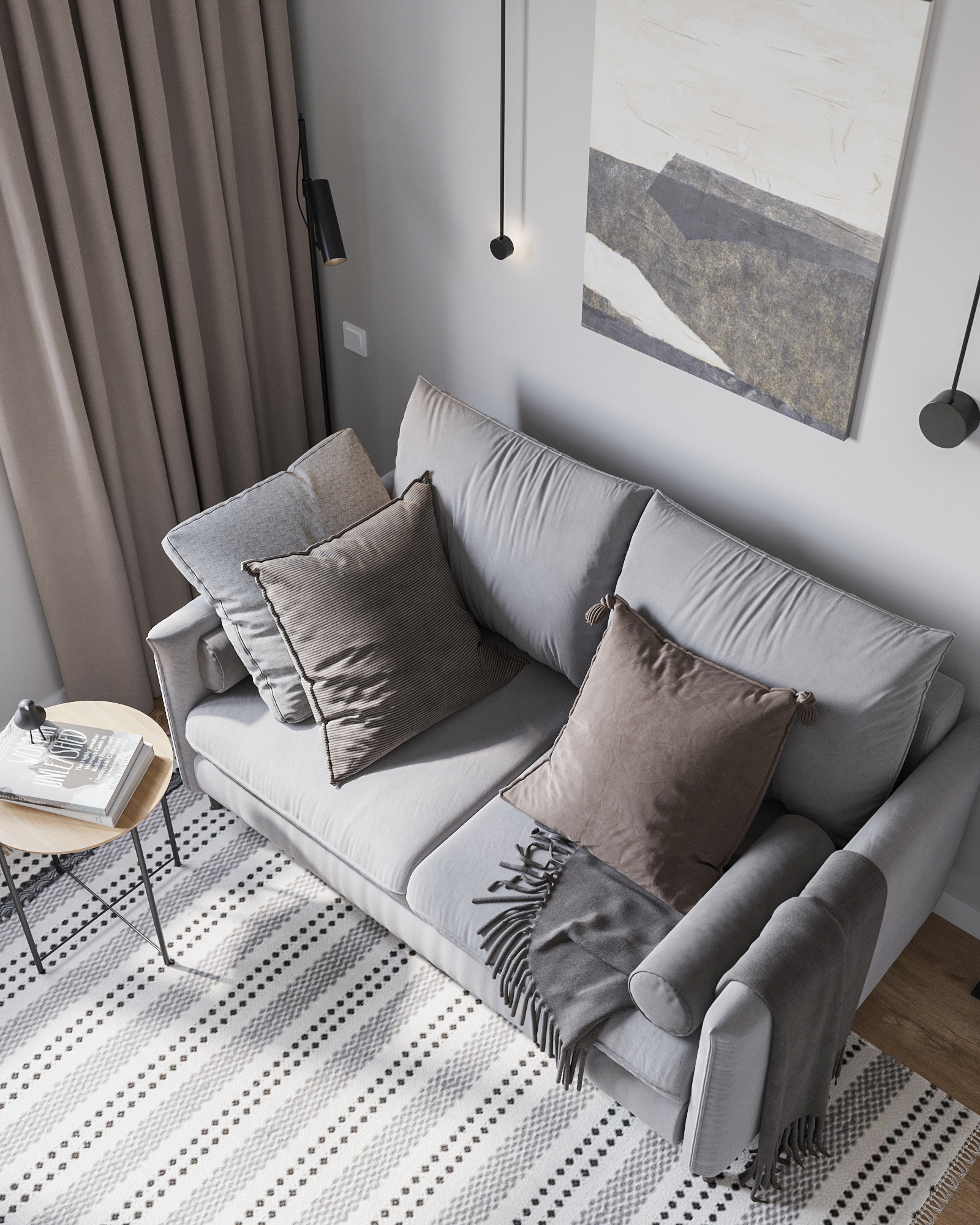 Living room for rent appartments-8