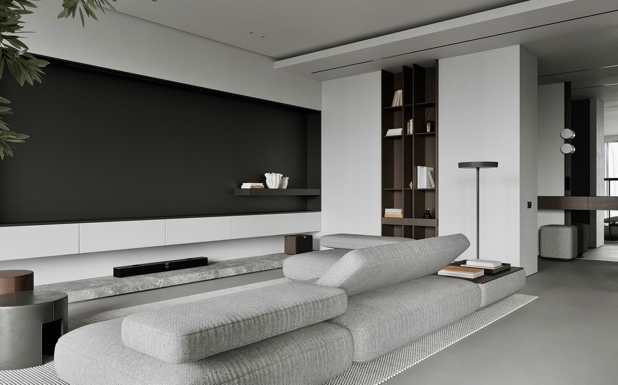 高级灰色系住宅设计-5