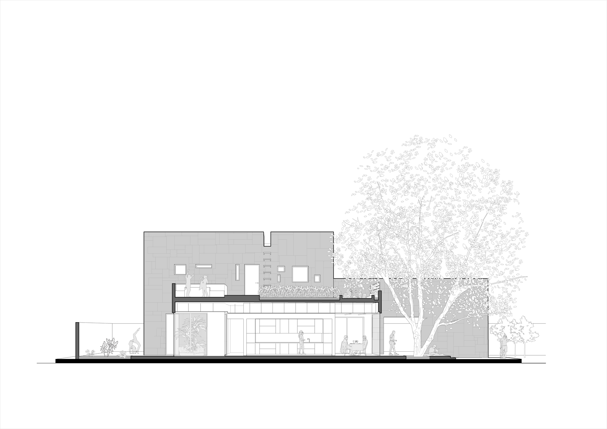 一所位于两个胡桃之间的房子丨伊朗丨KAV Architects-44