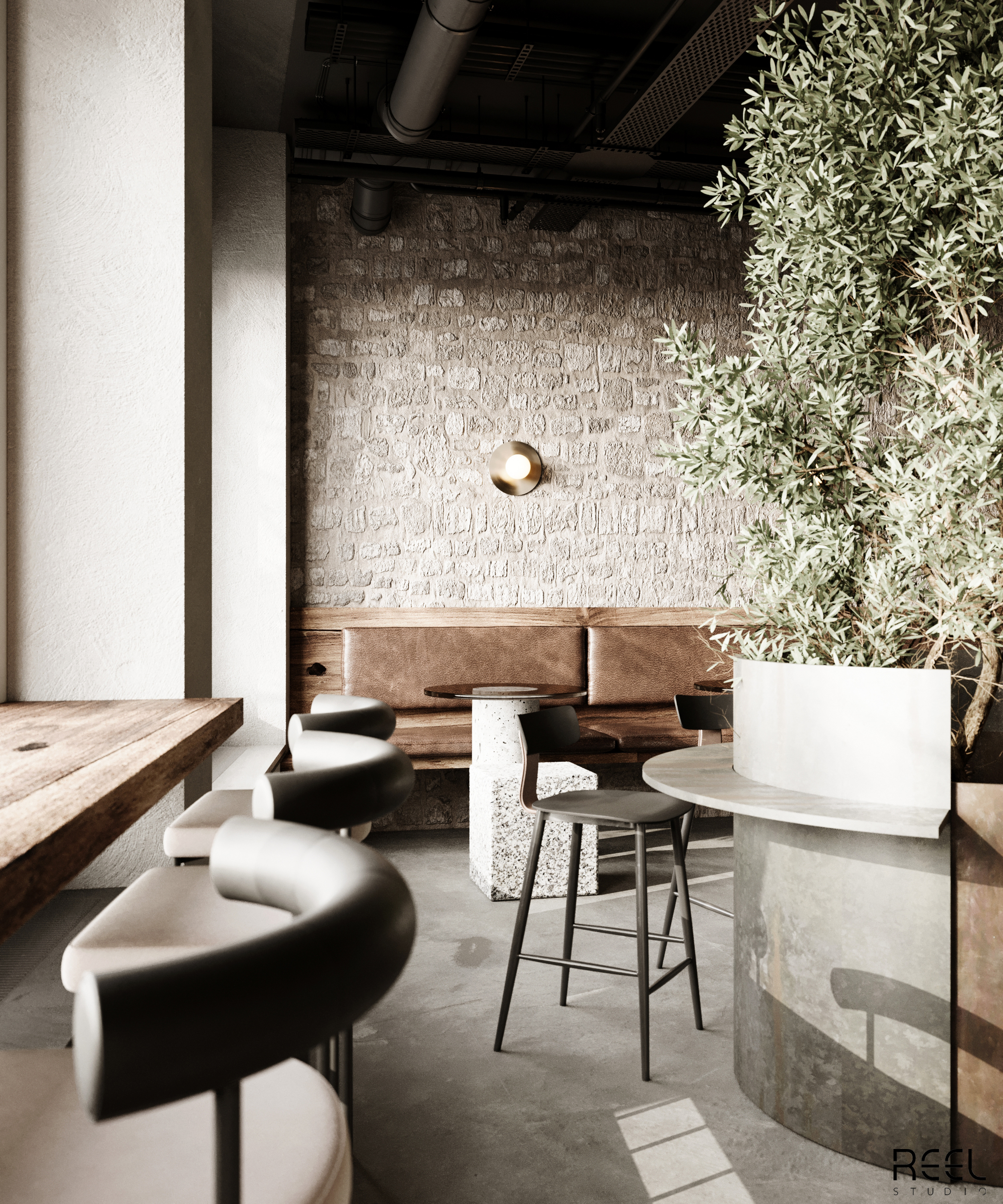 Industrial Cafe Design-2