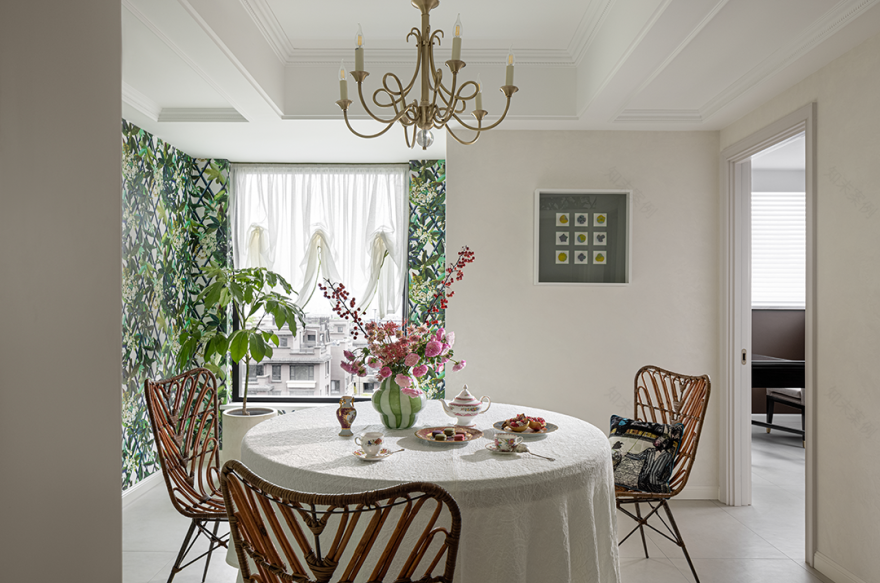 复古自然之家 · 重庆融创·国博台的诗意设计丨中国重庆丨辰陈设室内设计重庆有限公司-23