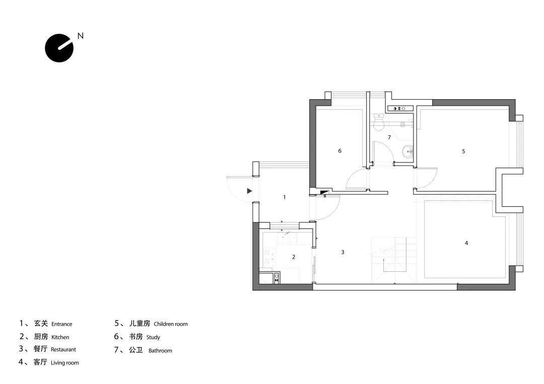 现代简约复式住宅的惊艳改造丨中国广州丨奕米設計工作室-15