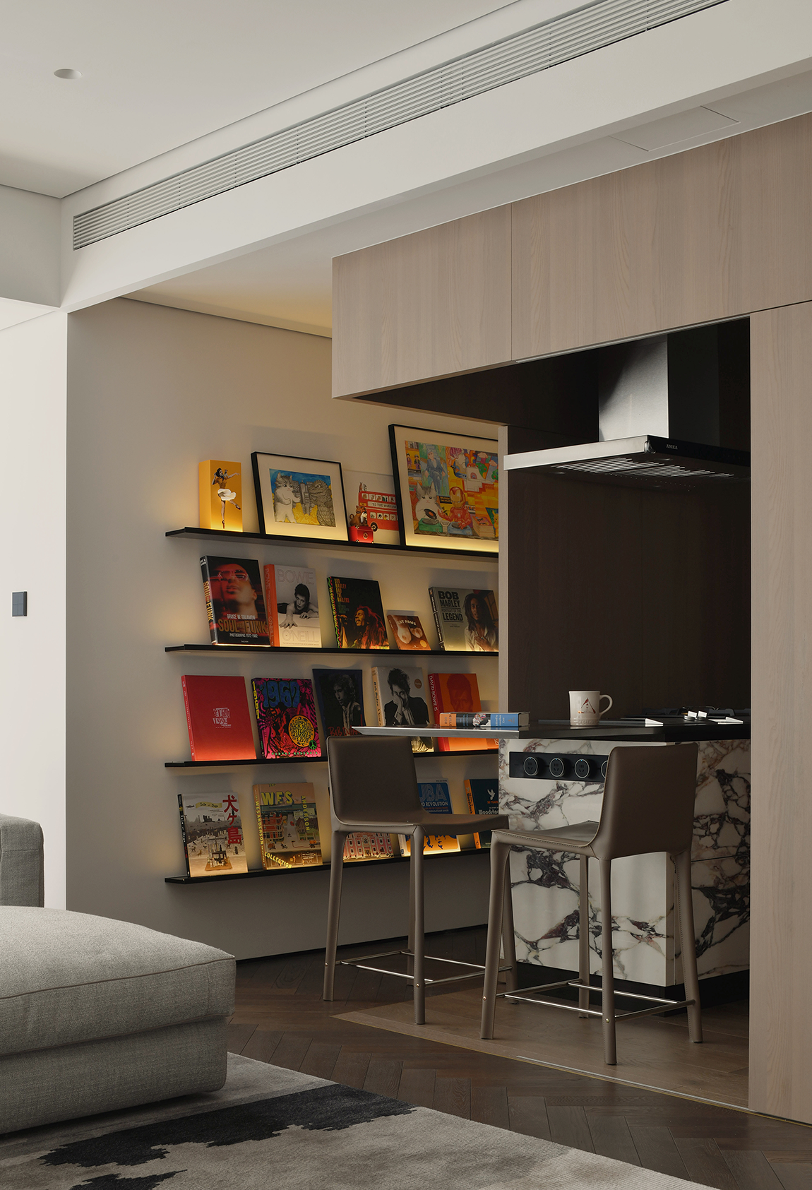 黑胶,乐高与猫之家丨中国上海丨KWSD境物设计-30