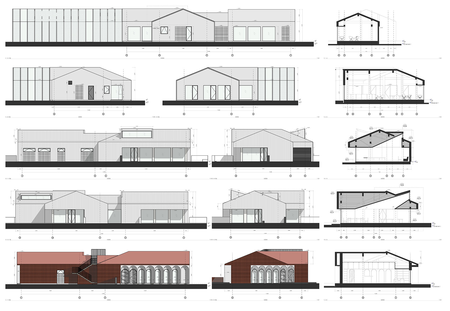 洙河旧有建筑改造丨中国山东丨乡伴文旅&研山建筑-62