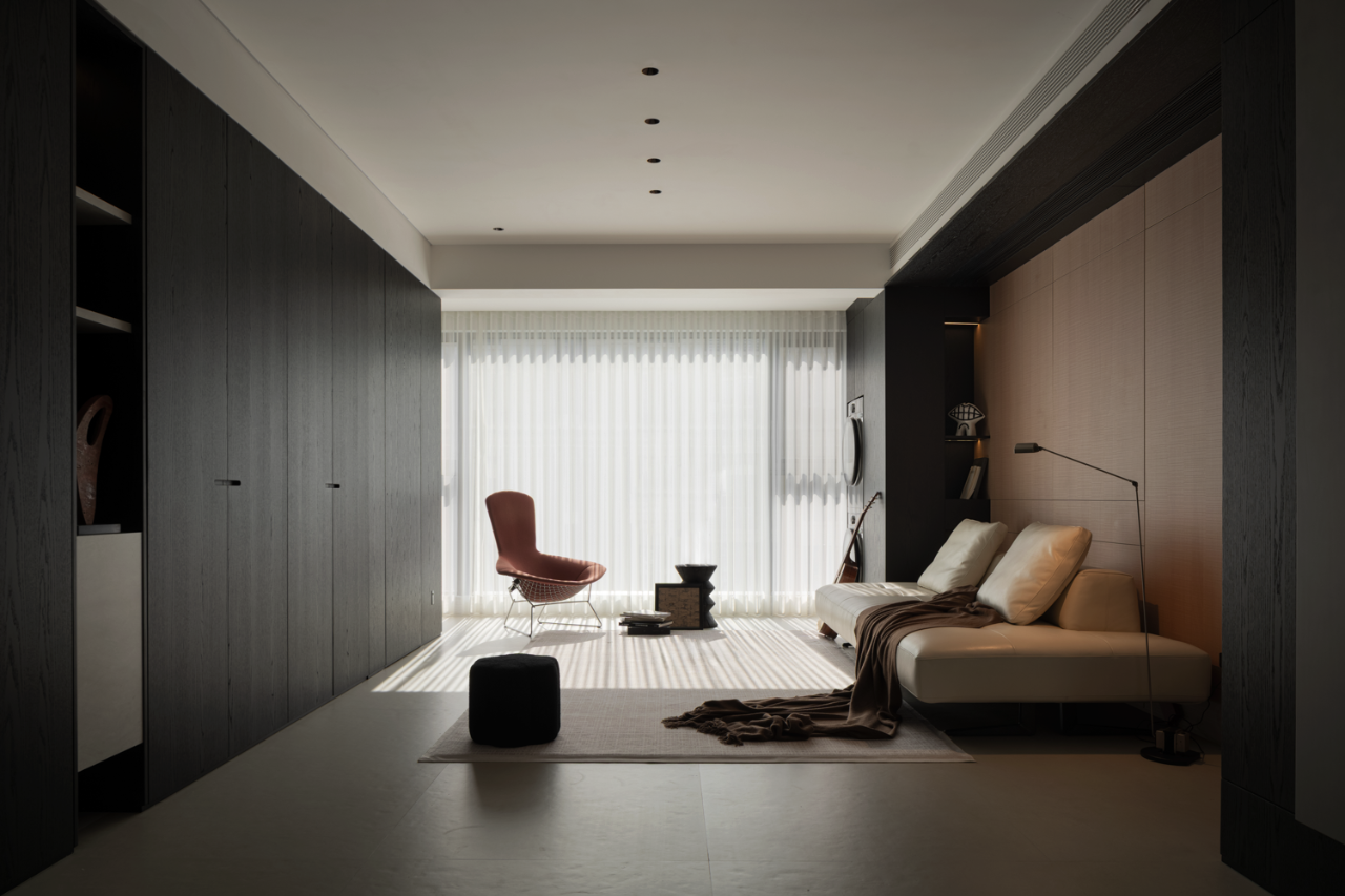 逅界空间设计｜暗调里的松弛感-8