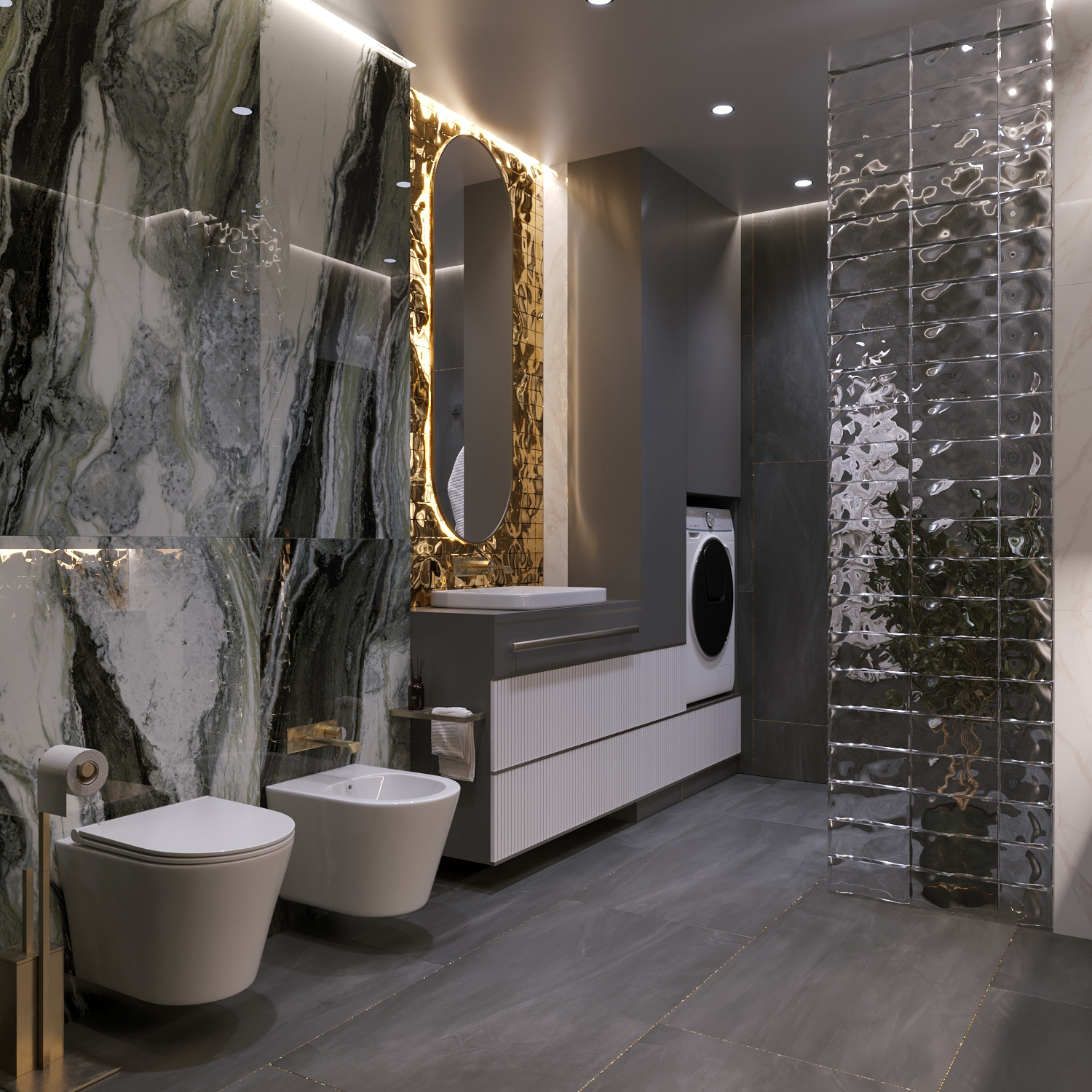 Дизайн проект санузла-7