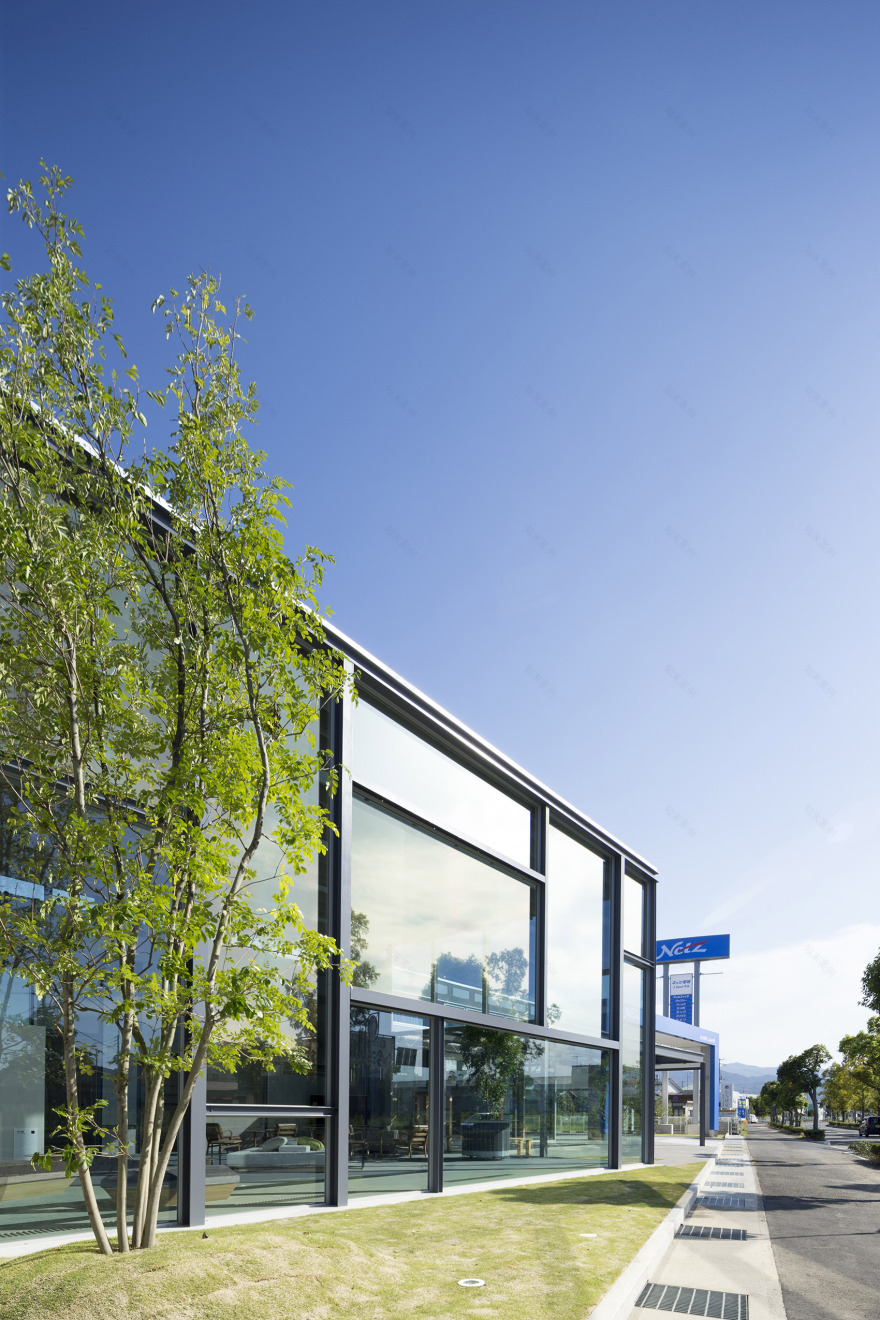 J. Spot Imabari汽车展室及服务商店,日本 / YANOAOYAMA Architecture Design-59