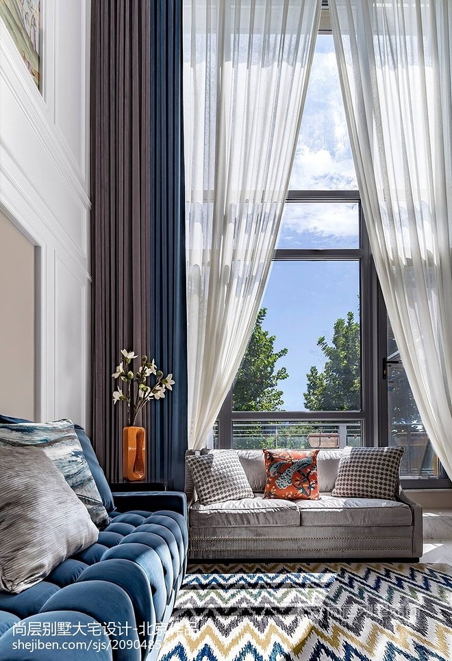 西山庭院别墅装修设计丨尚层,设计师刘杨成-15