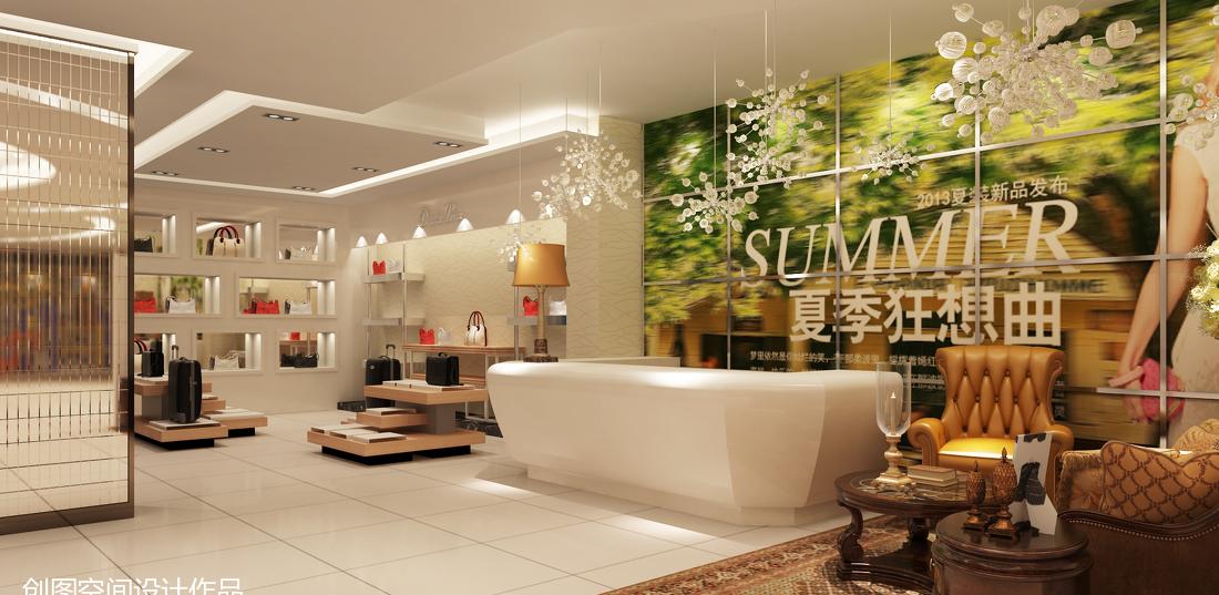 女性专属时尚空间——某女装商场室内设计解析-8