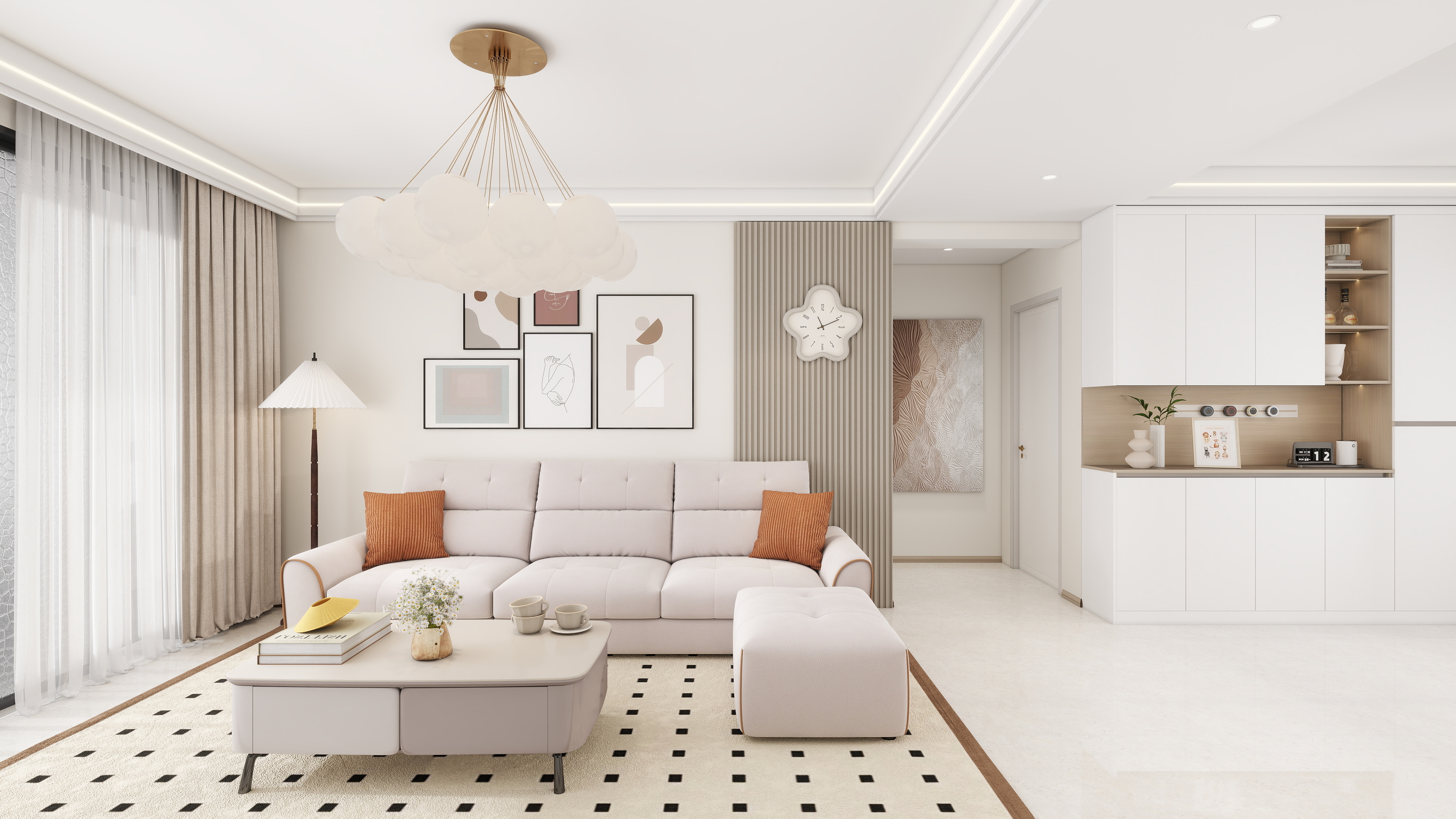 现代奶油—清新之家-11