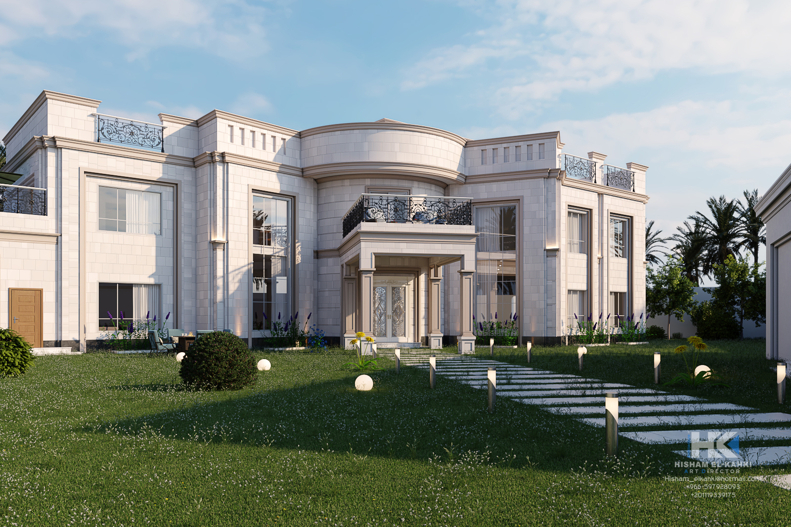 经典别墅外观设计-3