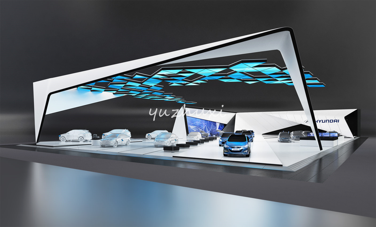 汽车展厅设计案例-9