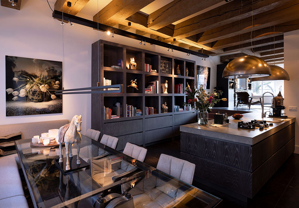 Amsterdam 独特运河屋,Marcel Wolterinck 打造精致室内设计-12