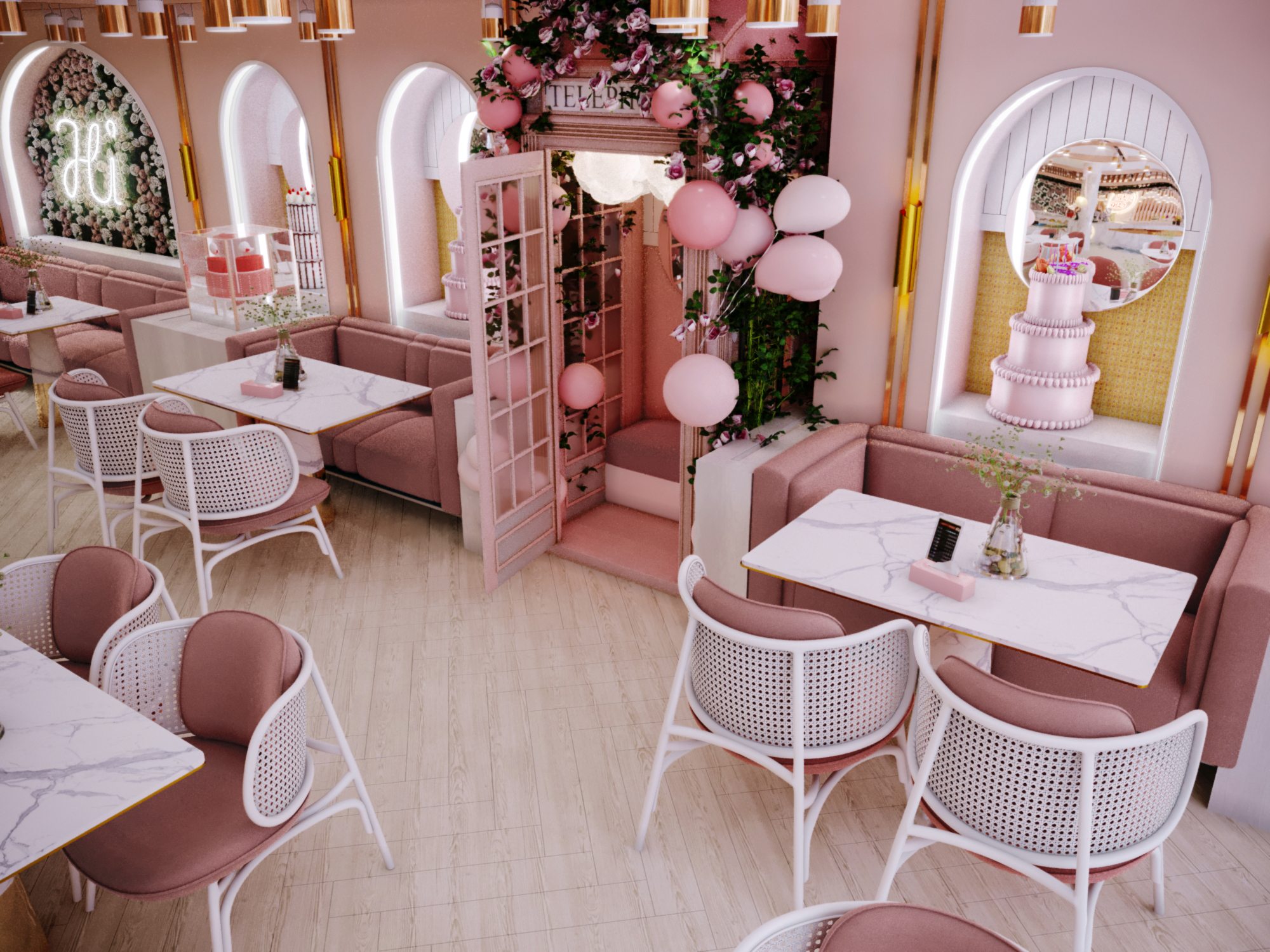 朋克蛋糕咖啡馆丨First designs-12