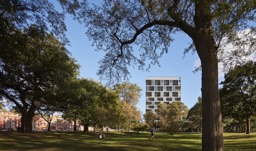 太阳能雕刻住宅塔 · Solstice in the Park丨美国芝加哥丨Studio Gang-15