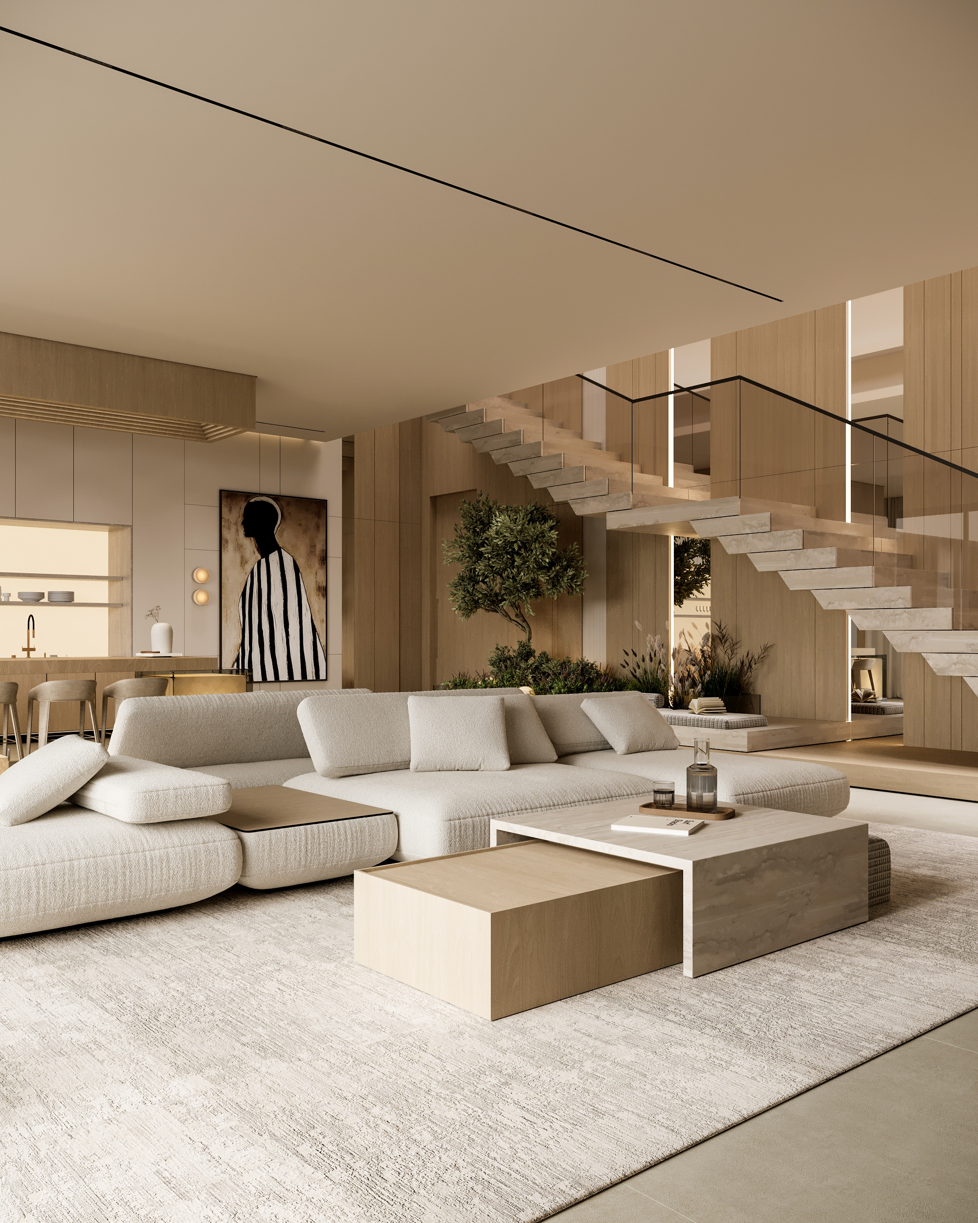 简约生活风室内设计丨阿联酋阿布扎比-14