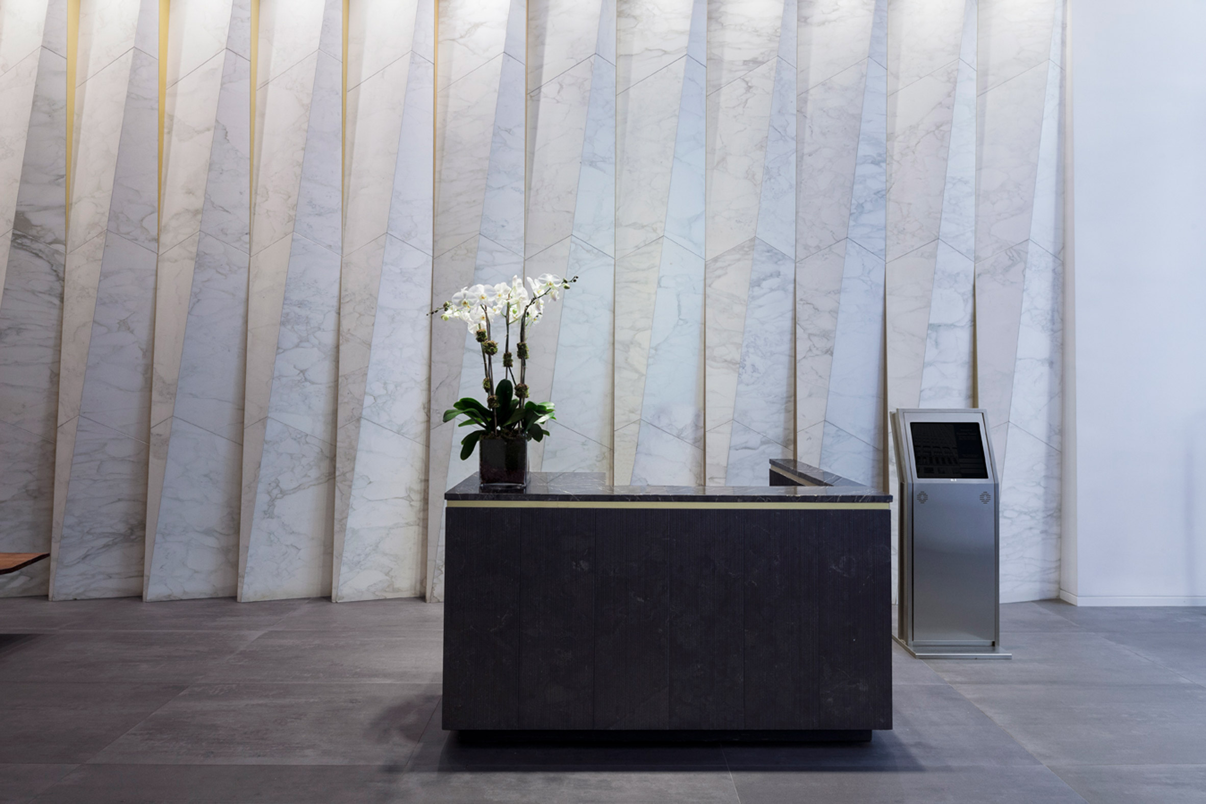 GRT Architects restores facade and overhauls lobby of Fashion Tower-9