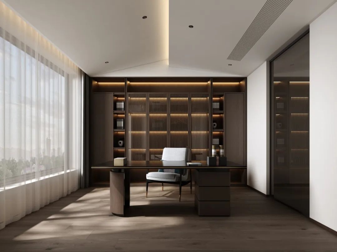 960㎡新中式别墅丨长兴城丨中国湖南丨纵向·空间设计-29