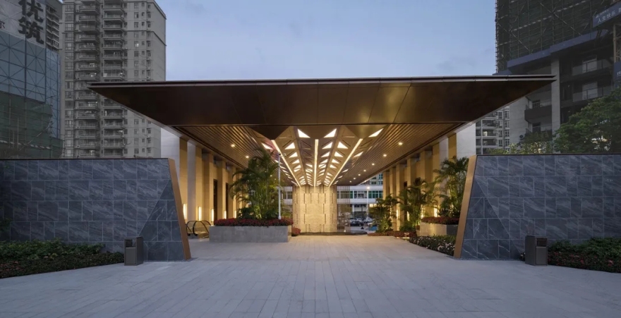 惠州蓝光·铂汇公馆居住区景观-20