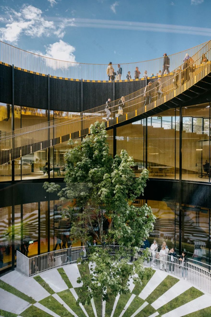 The Plus:挪威森林腹地的一座充满活力的工厂与公园丨BIG BJARKE INGELS GROUP-24