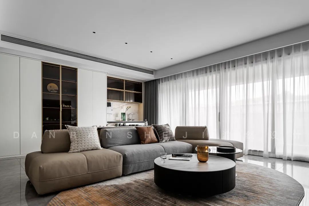 重庆舜山府现代雅奢住宅丨中国重庆丨澹然设计,橙色软装-39