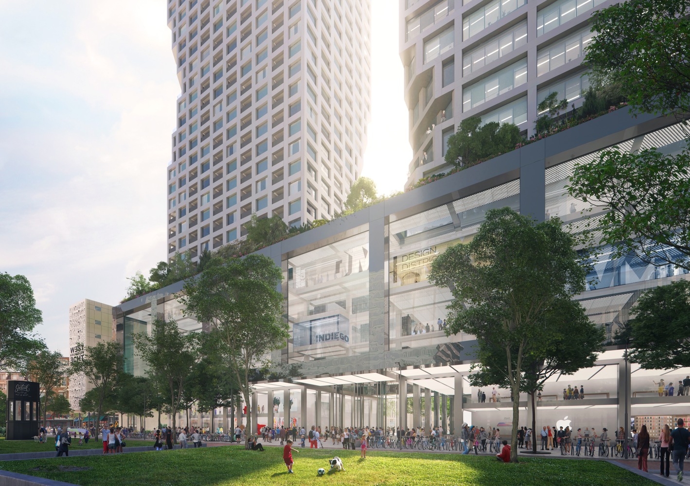 MVRDV Wins Competition for Dual Tower Mixed-2