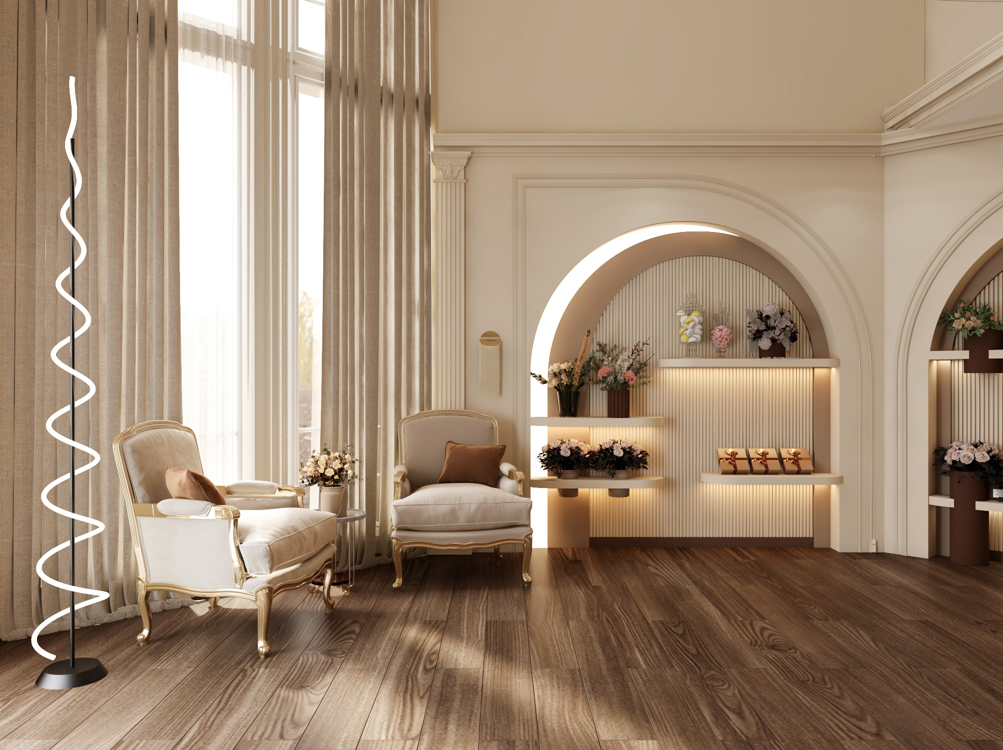 巧克力店室内设计丨omar studio-11