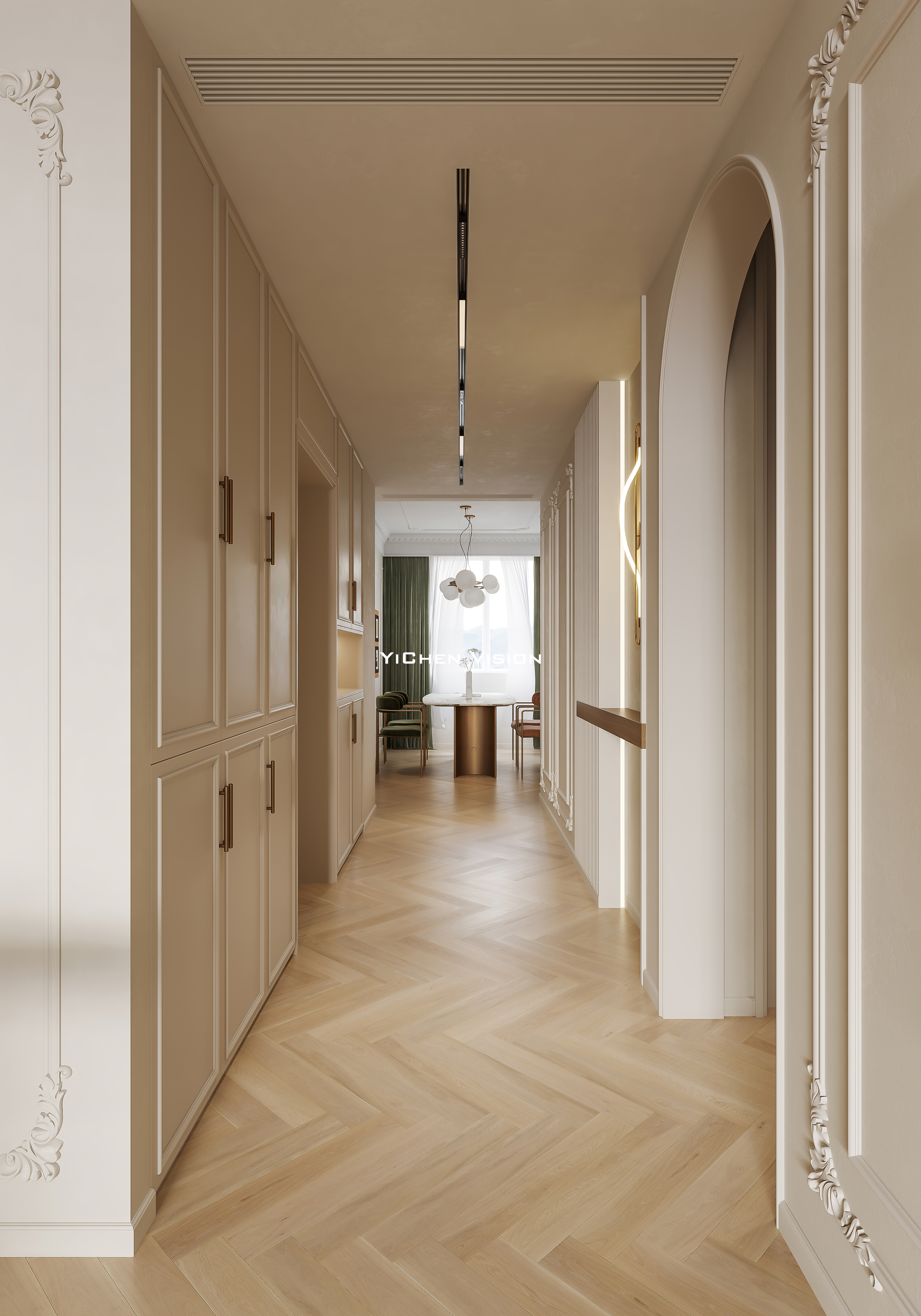 奶色法式家装丨屹尘视觉设计-13