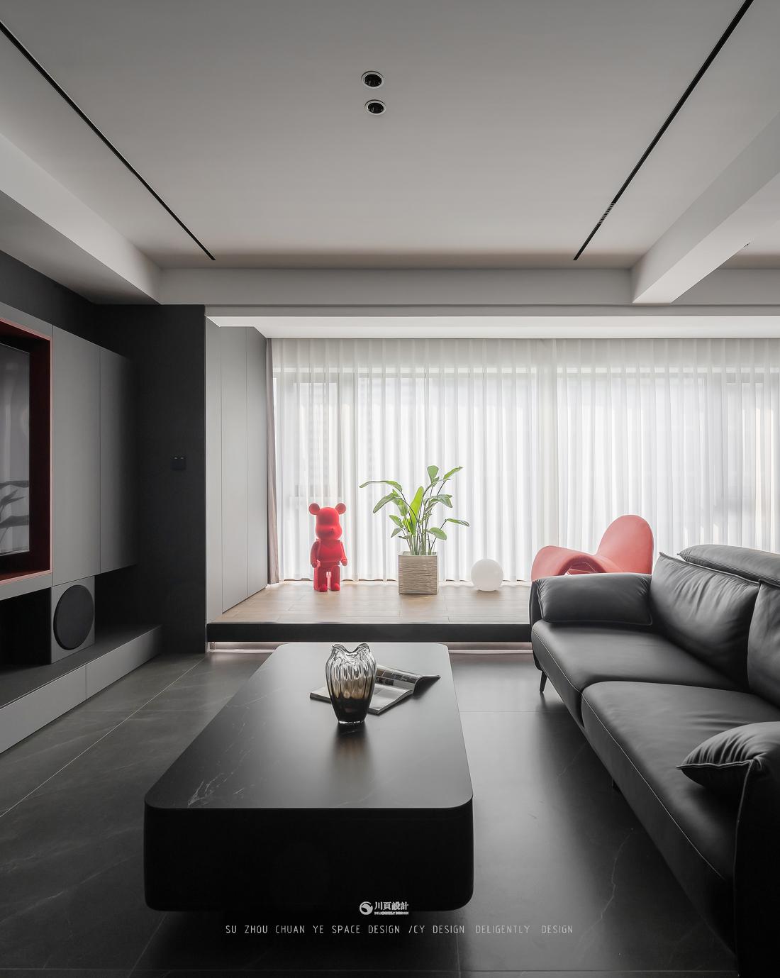 暗黑系精装房 · 现代简约的优雅与神秘-20