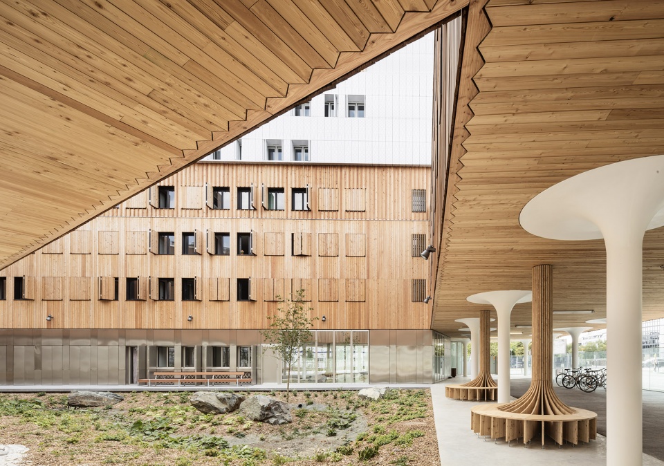 巴黎 Simone Veil 学生宿舍楼，融入城市环境的清晰建筑表达-11