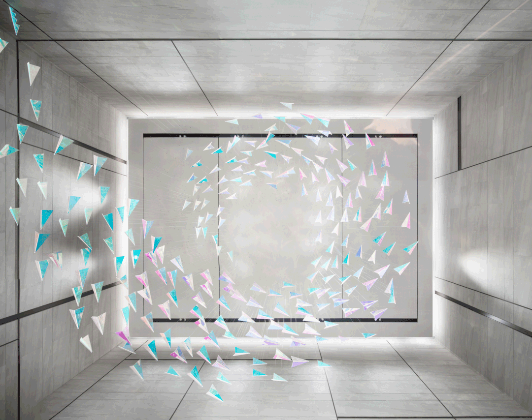 炫彩玻璃+米灰色调,流动的空间灵魂 | 元禾大千-21