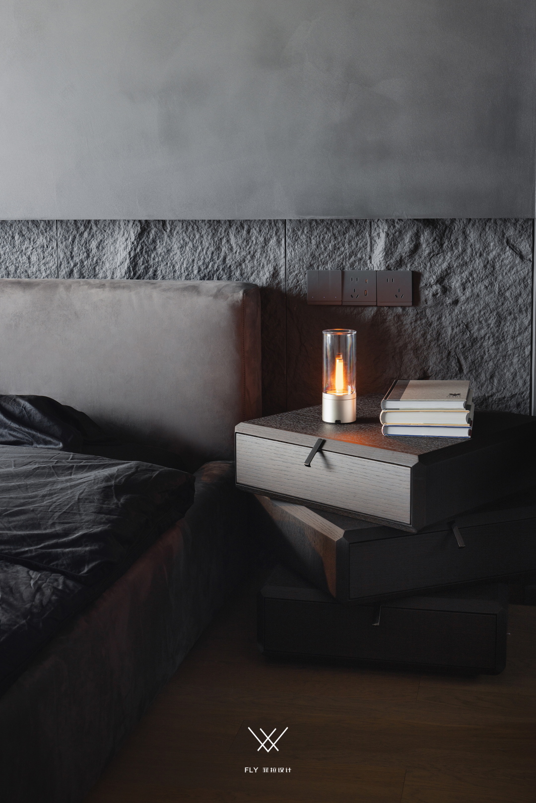 极简黑境·属于他们的暗调温柔丨中国杭州丨菲拉设计-65