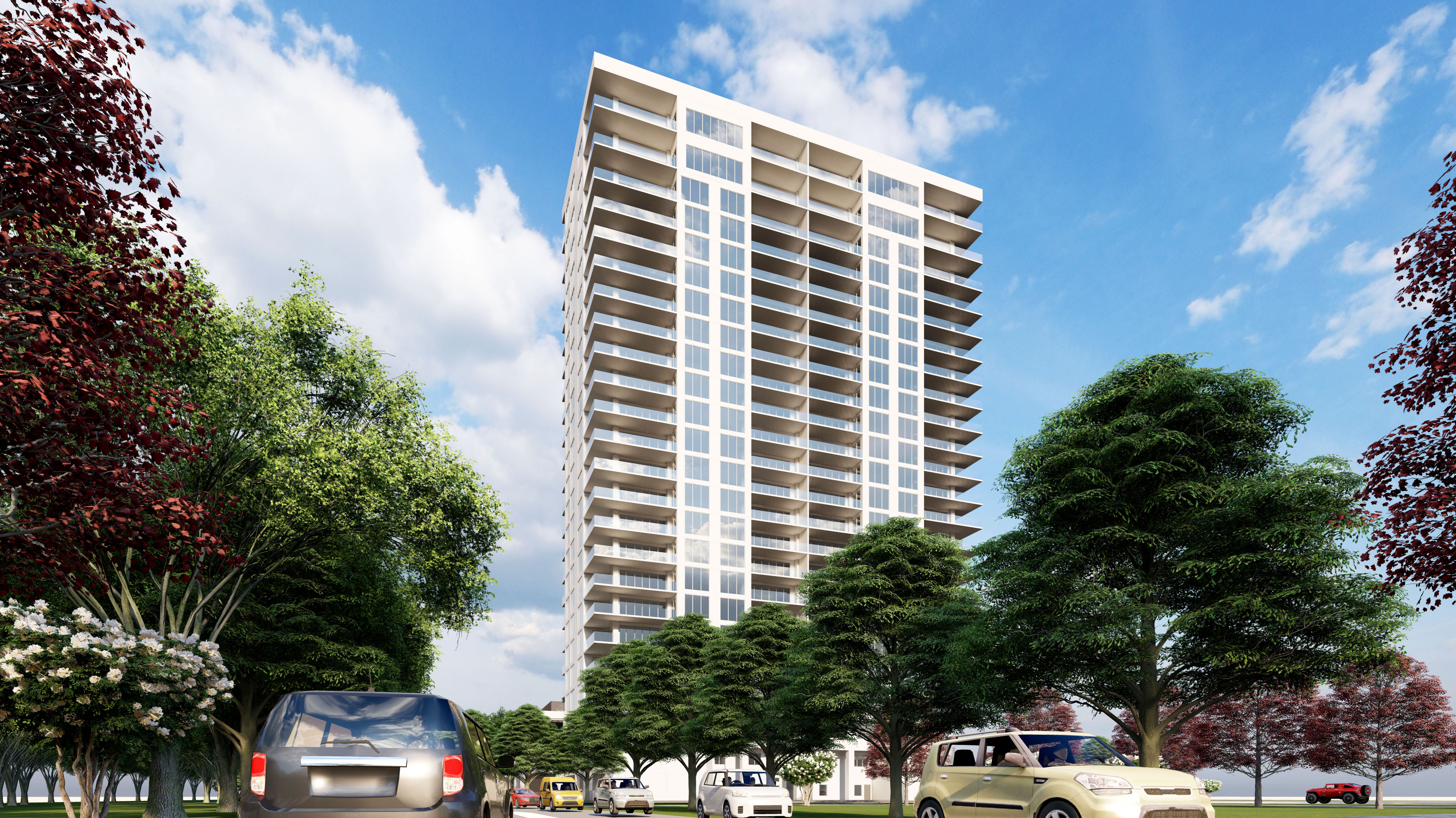 高层带平台的建筑-0