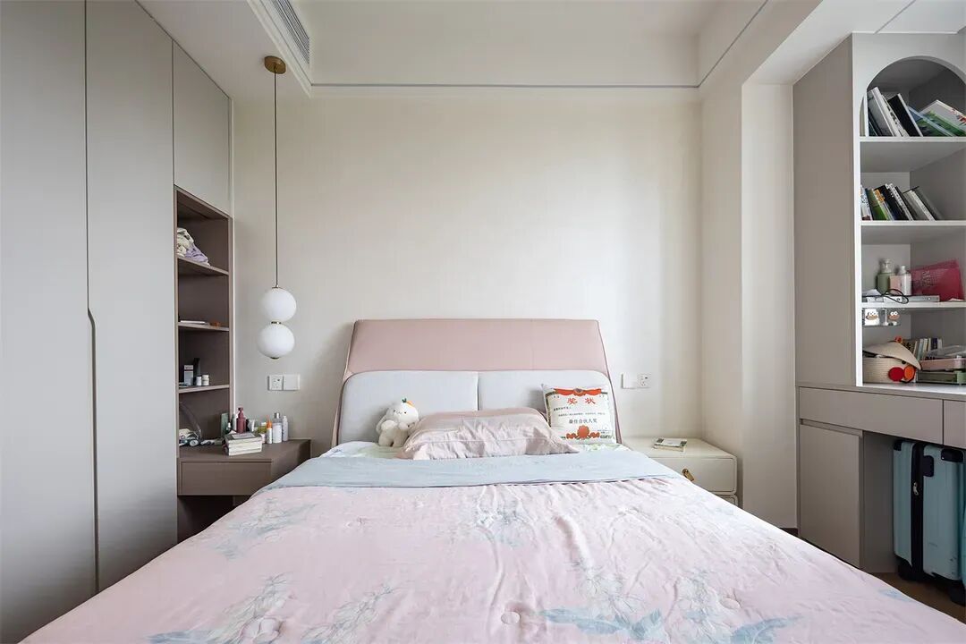 深圳30万打造180平深灰现代简约风教科书！无主灯+原木大理石客厅封神-46