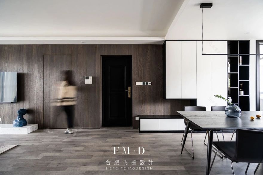 130㎡简约商务风家居,无主灯、中西厨、超级收纳...-24