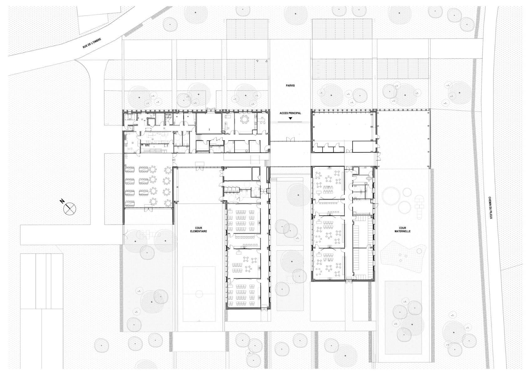 Les Coteau· Fleuris学校建筑丨Hemaa Architectes-42