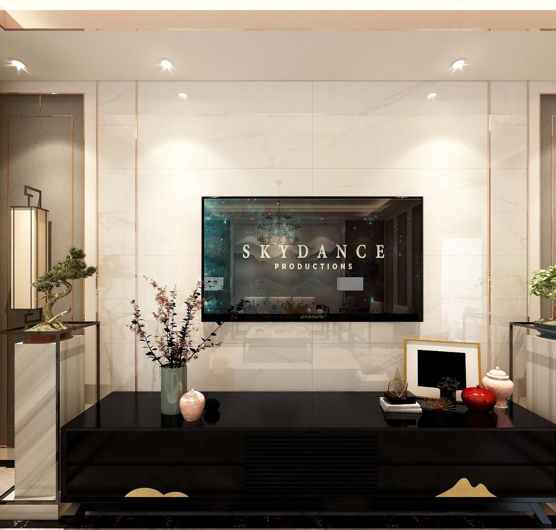 荣盛华府 178 平米新中式风格设计案例解析-0