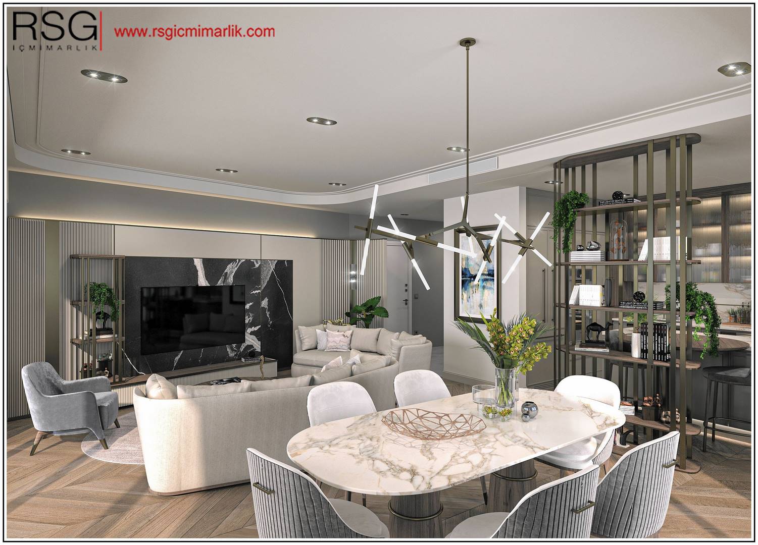 RSG私有住宅室内设计项目丨土耳其伊兹密尔丨RSG室内设计公司-3