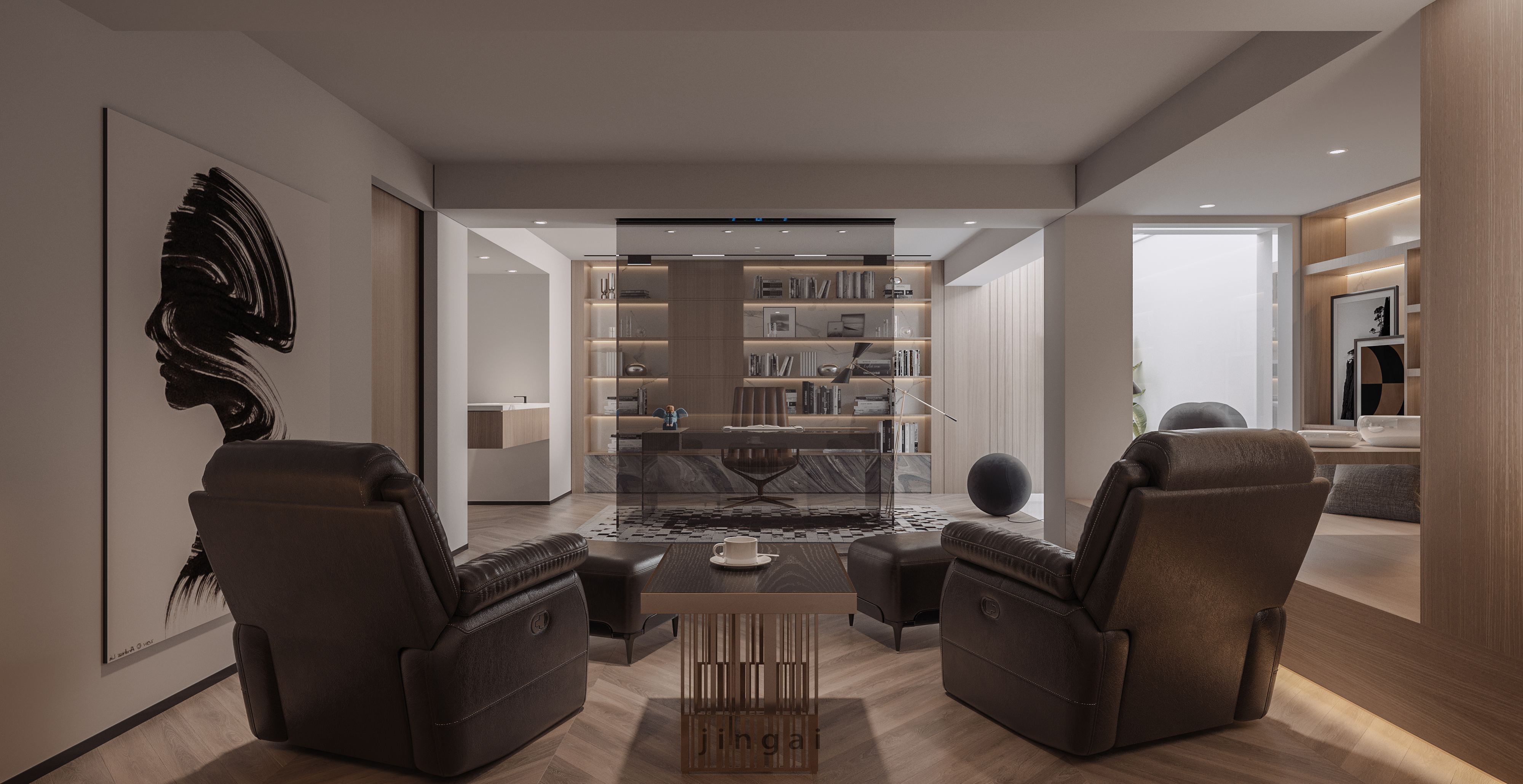 现代简约别墅设计 | CR 渲染器与 PSCC 的完美结合-8