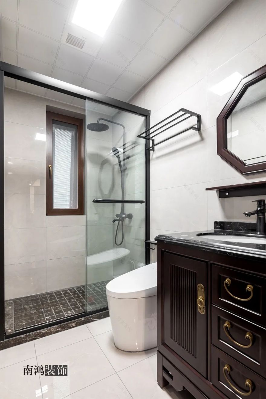 新中式风雅住宅丨浙江南鸿装饰-54