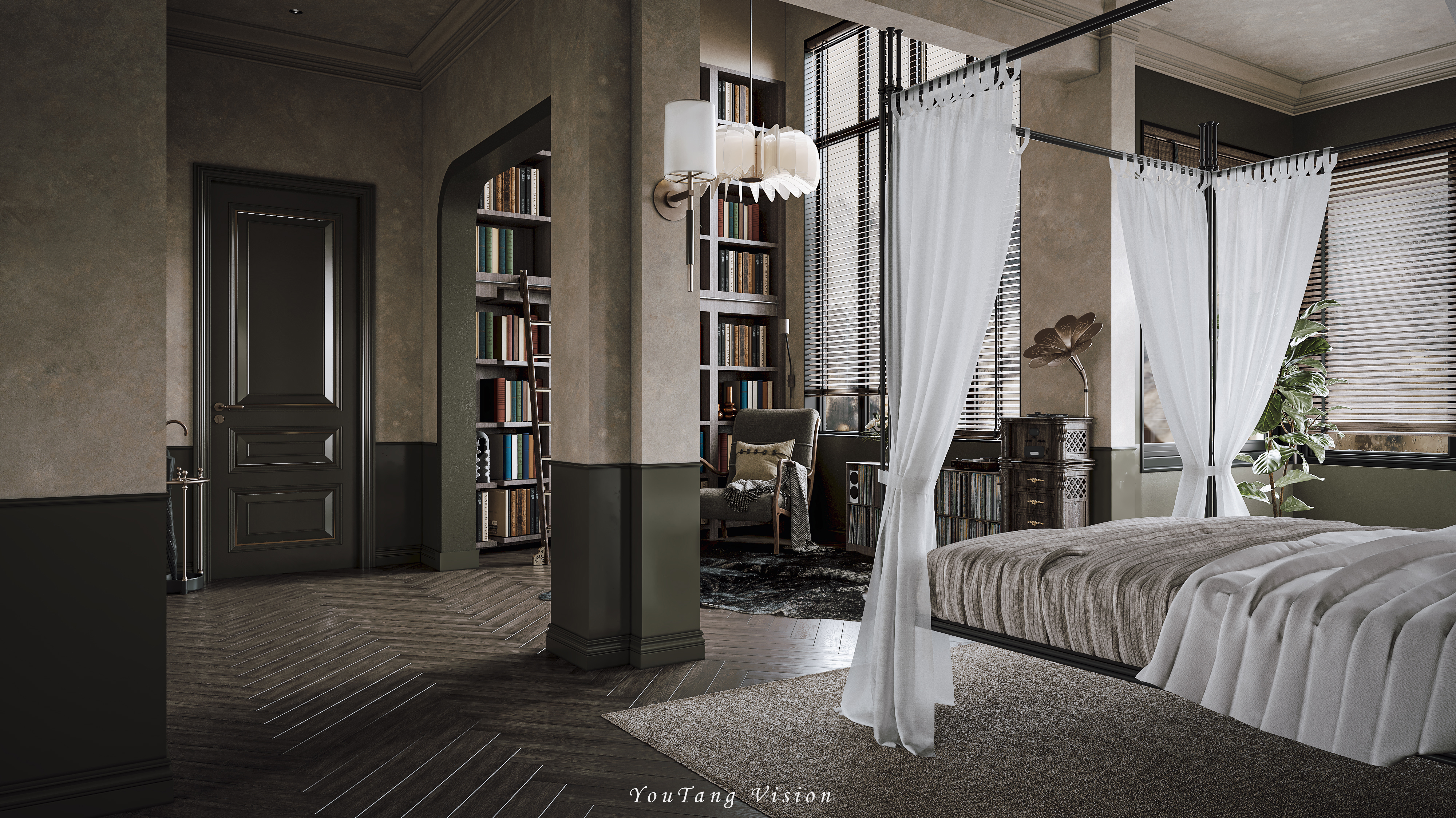 新案渲染 | 落月屋梁-0