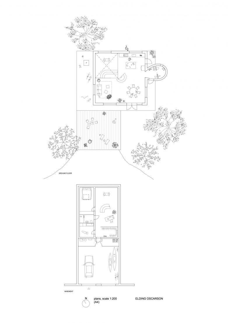 绿色环境中的白色住宅及画廊空间丨瑞典斯德哥尔摩丨Elding Oscarson建筑公司-34