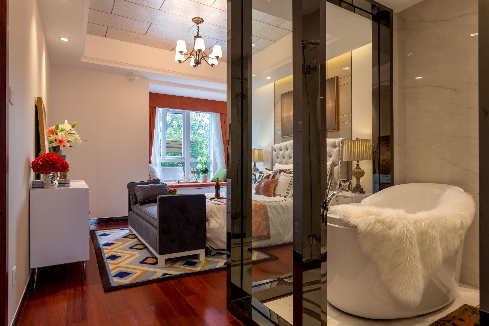 华宇集团 · 苏州 · 林泉雅致124户型软装设计  上海思过半装饰设计有限公司-34