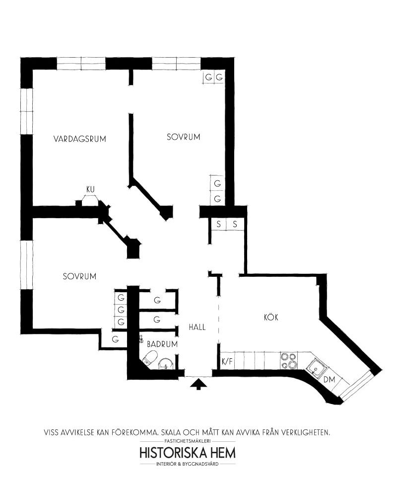 斯德哥尔摩历史中心,充满生活气息的公寓设计-27